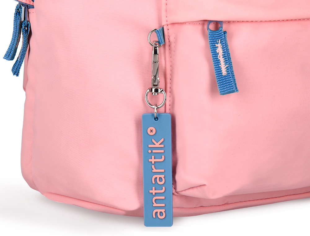 SAC A DOS ANTARTIK 1 COMPARTIMENT MODELE BASIC     PACK 420X160X300MM COLORIS    ROSE