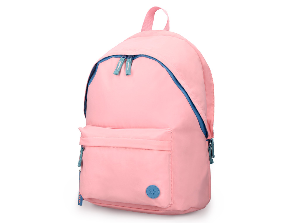 SAC A DOS ANTARTIK 1 COMPARTIMENT MODELE BASIC     PACK 420X160X300MM COLORIS    ROSE