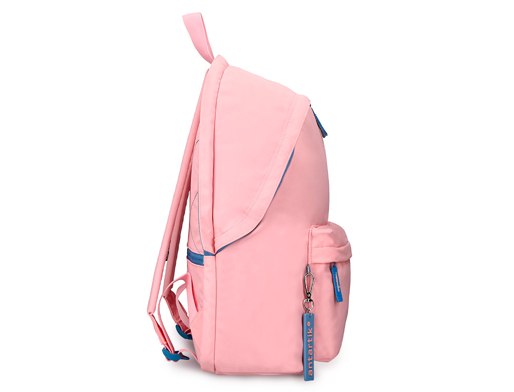 SAC A DOS ANTARTIK 1 COMPARTIMENT MODELE BASIC     PACK 420X160X300MM COLORIS    ROSE