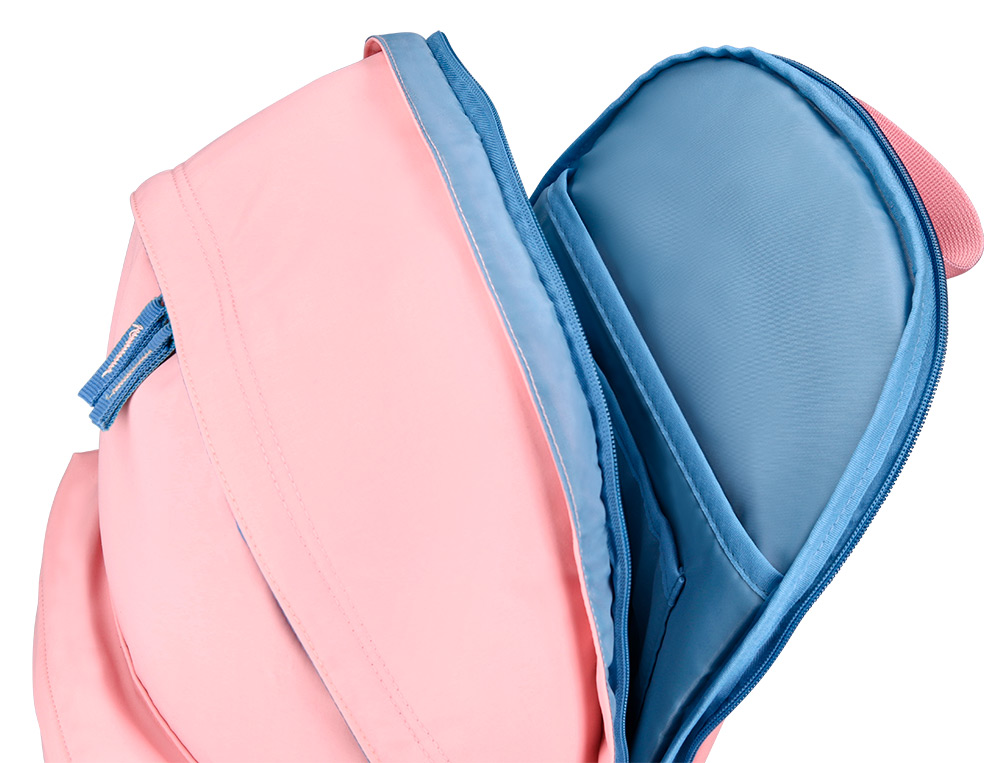 SAC A DOS ANTARTIK 1 COMPARTIMENT MODELE BASIC     PACK 420X160X300MM COLORIS    ROSE