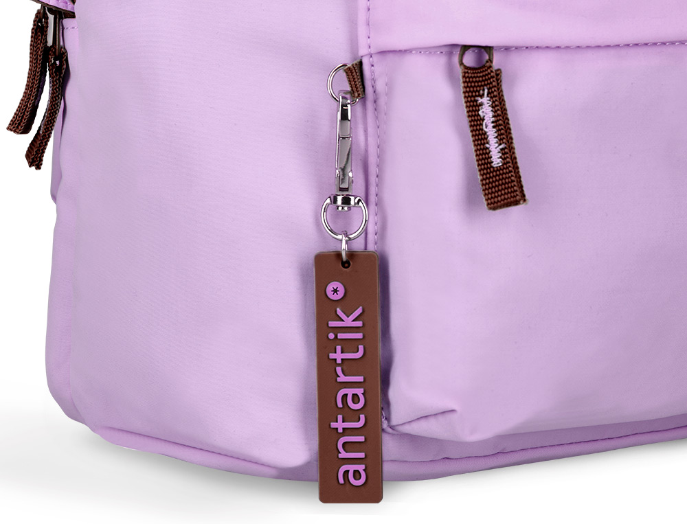 SAC A DOS ANTARTIK 1 COMPARTIMENT MODELE BASIC PACK 20L 420X160X300MM COLORIS LILAS