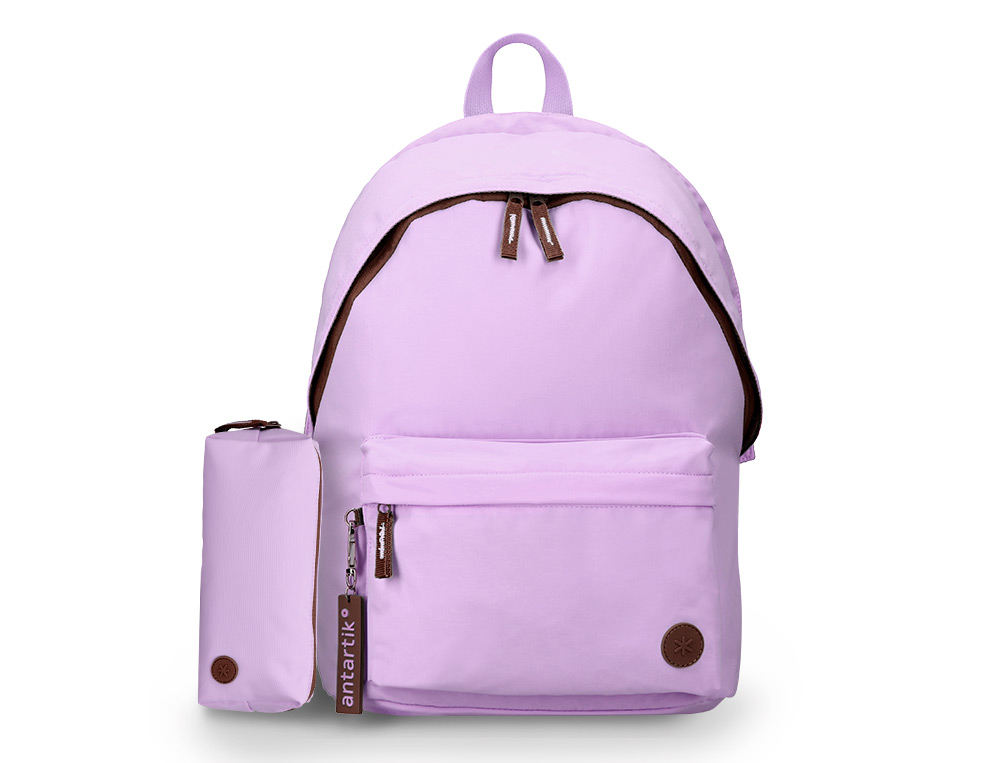 SAC A DOS ANTARTIK 1 COMPARTIMENT MODELE BASIC PACK 20L 420X160X300MM COLORIS LILAS