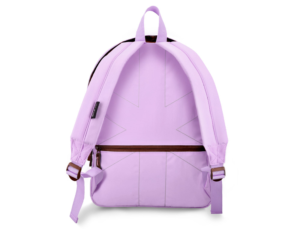 SAC A DOS ANTARTIK 1 COMPARTIMENT MODELE BASIC PACK 20L 420X160X300MM COLORIS LILAS