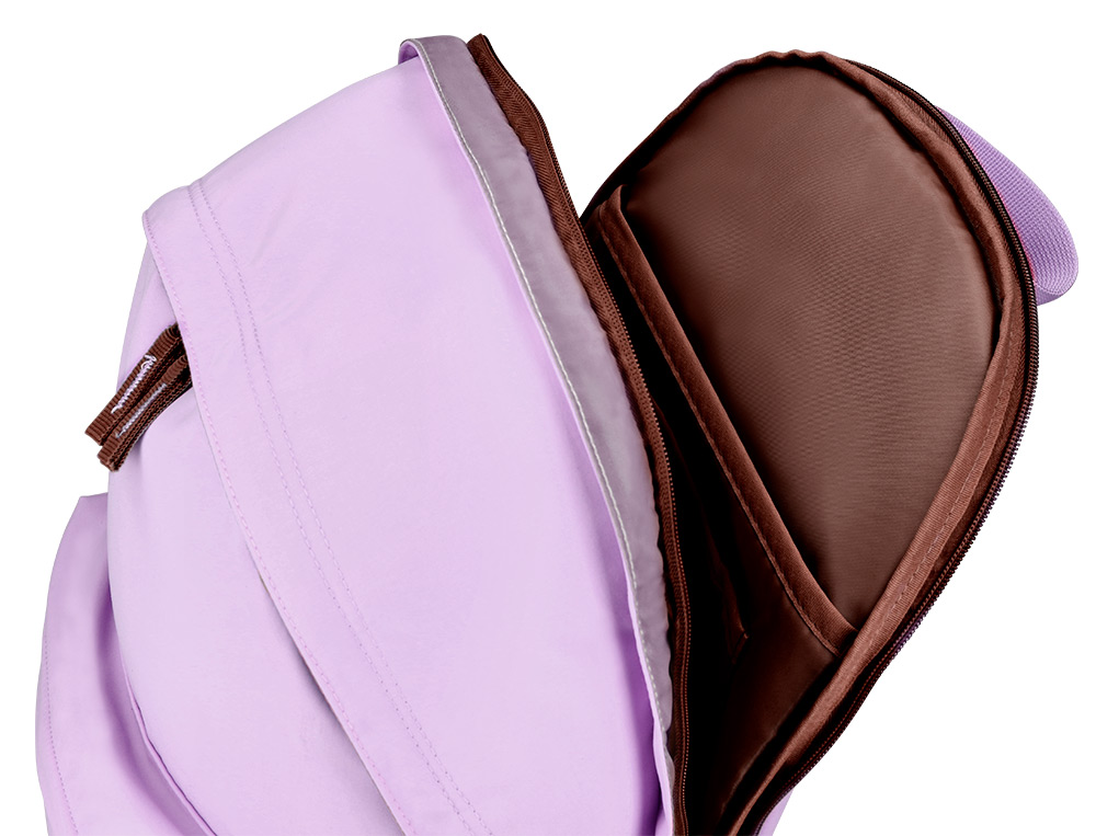 SAC A DOS ANTARTIK 1 COMPARTIMENT MODELE BASIC PACK 20L 420X160X300MM COLORIS LILAS