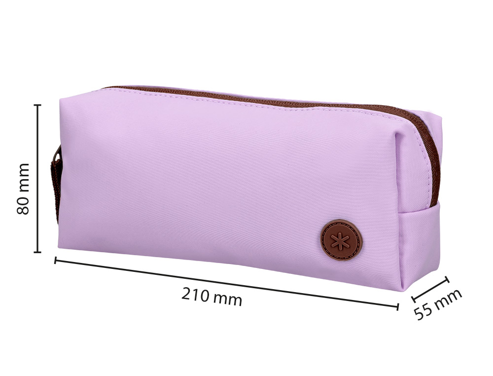 FOURRE-TOUT ANTARTIK 1 COMPARTIMENT RECTANGULAIRE    MODELE BASIC PACK 80X55X210MM COLORIS LILAS