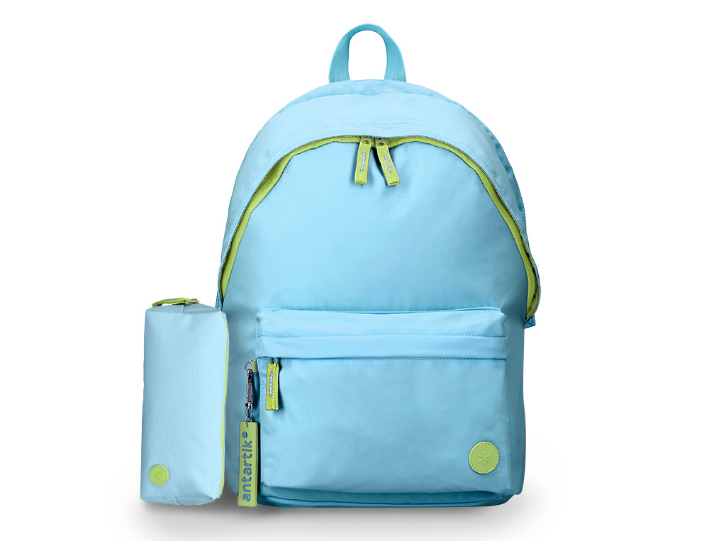 SAC A DOS ANTARTIK 1 COMPARTIMENT MODELE BASIC PACK 420X160X300MM COLORIS TURQUOISE