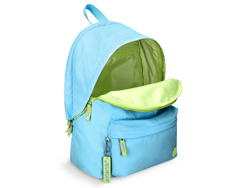 SAC A DOS ANTARTIK 1 COMPARTIMENT MODELE BASIC PACK 420X160X300MM COLORIS TURQUOISE