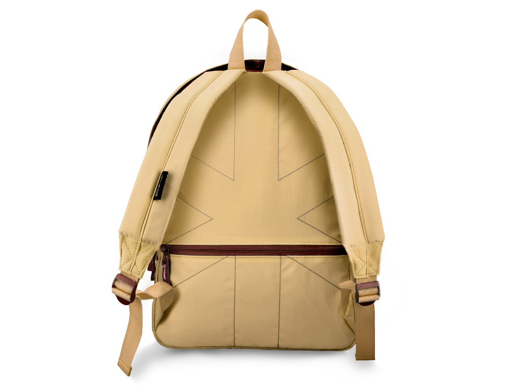 SAC A DOS ANTARTIK 1 COMPARTIMENT MODELE BASIC PACK 20L 420X160X300MM COLORIS BEIGE