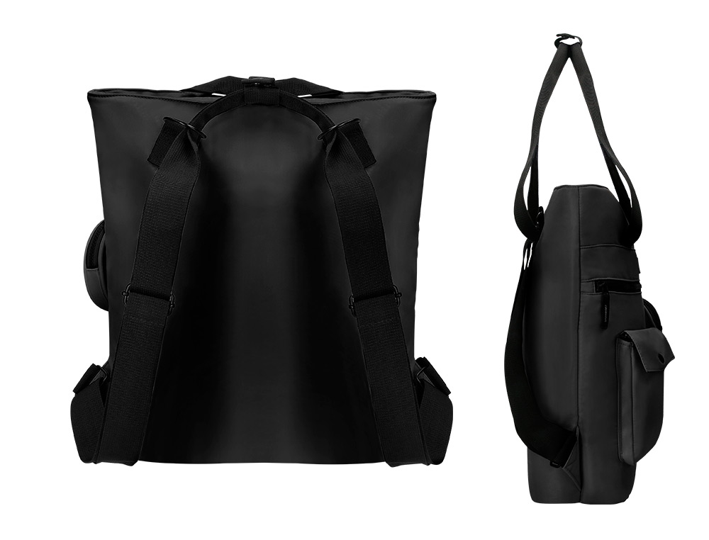 SAC MULTIFONCTION ANTARTIK MODELE BOLSO FLIP BAG 400X120X390MM COLORIS NOIR
