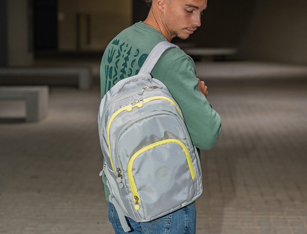 SAC A DOS ANTARTIK 4 COMPARTIMENTS MODELE FUSION   FLEX 19L 450X180X300MM COLORISGRIS