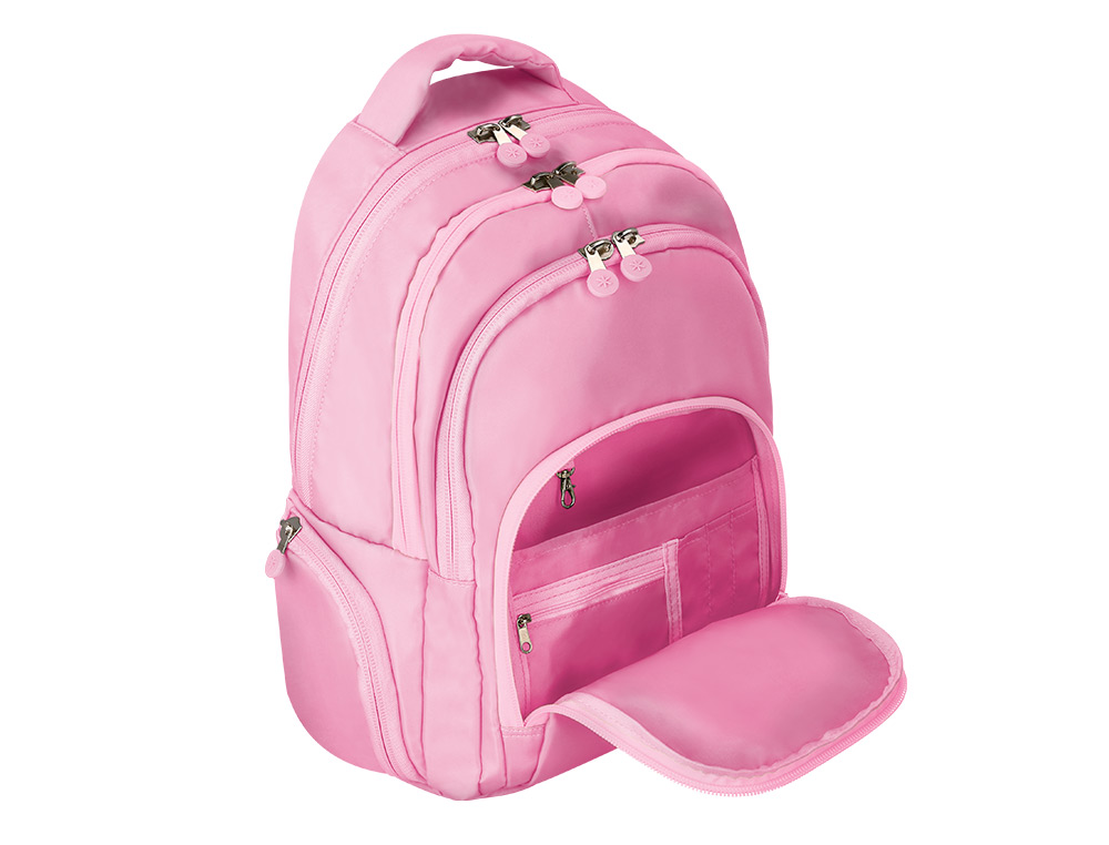 SAC A DOS ANTARTIK 3 COMPARTIMENTS MODELE FUSION FLEX 19L 450X160X300MM COLORIS ROSE