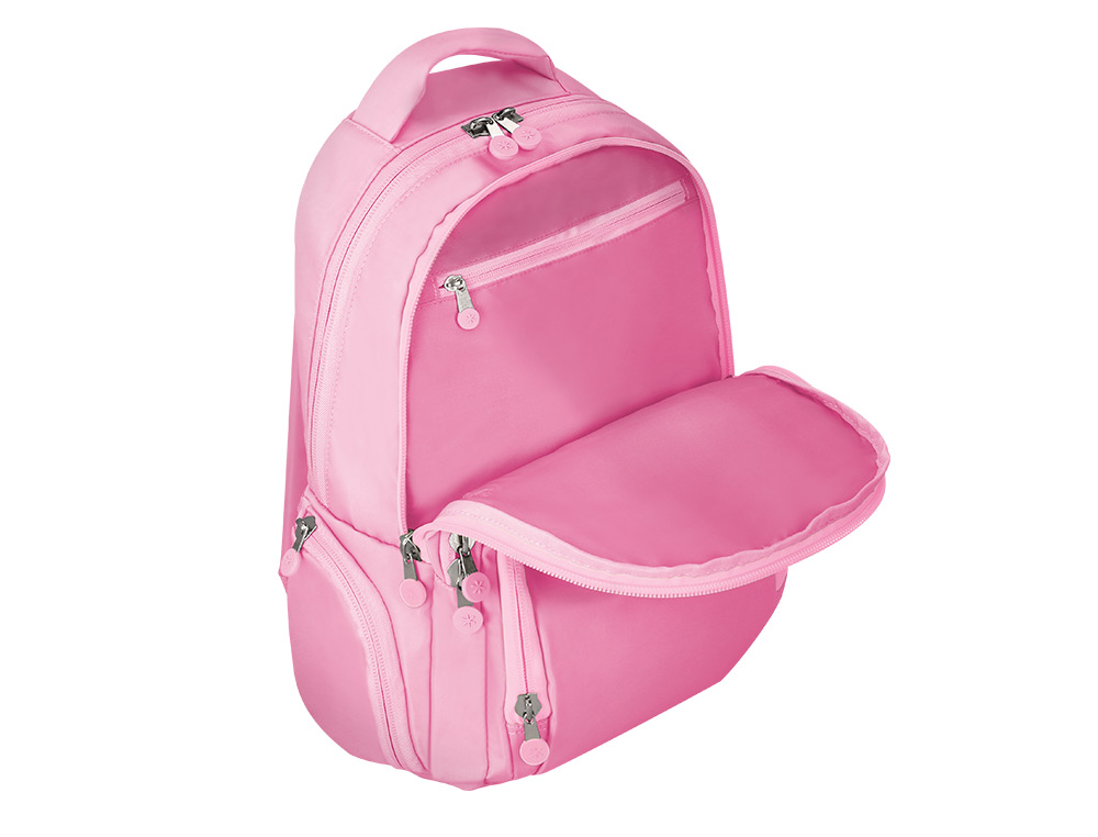 SAC A DOS ANTARTIK 3 COMPARTIMENTS MODELE FUSION FLEX 19L 450X160X300MM COLORIS ROSE