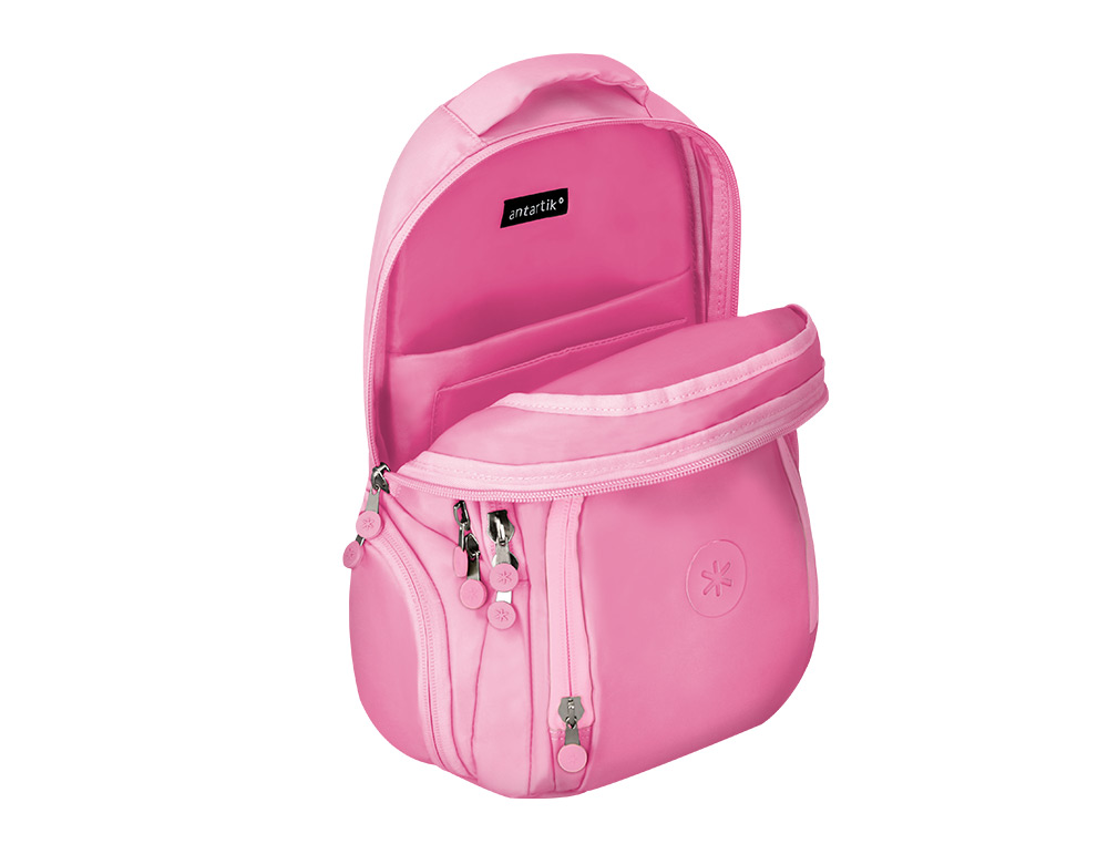 SAC A DOS ANTARTIK 3 COMPARTIMENTS MODELE FUSION FLEX 19L 450X160X300MM COLORIS ROSE
