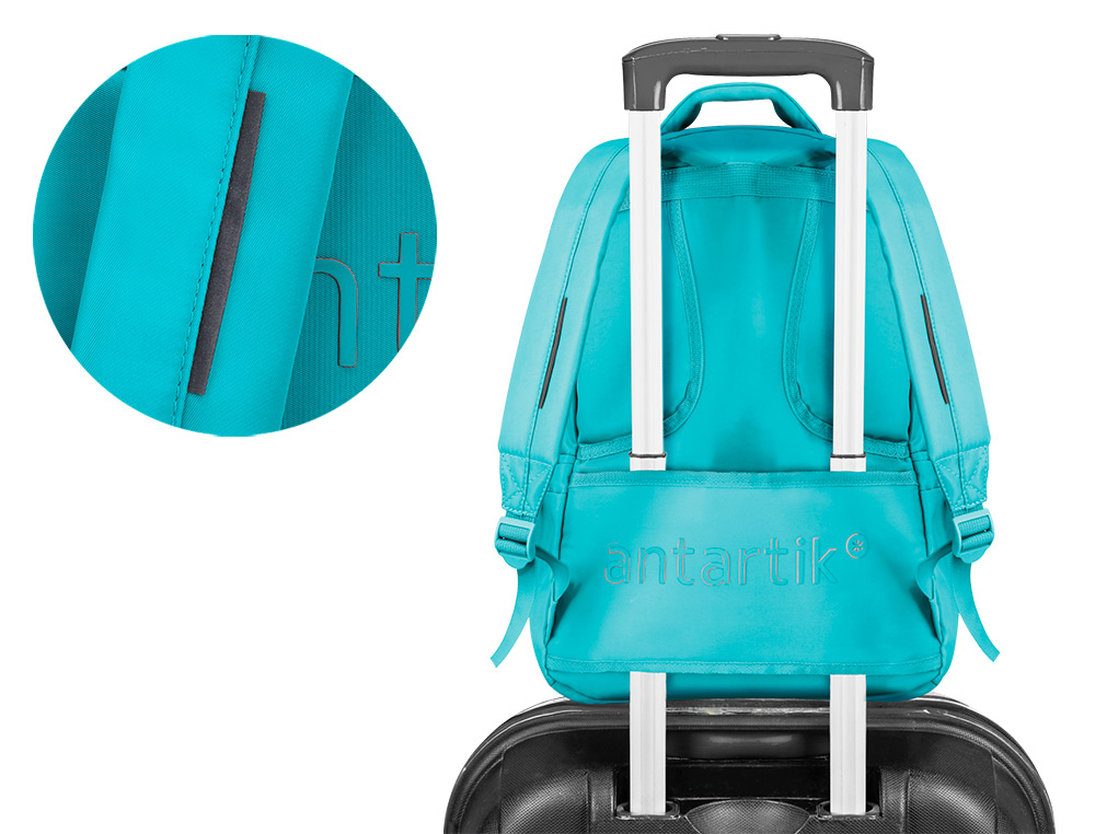 SAC A DOS ANTARTIK 4 COMPARTIMENTS MODELE FUSION   FLEX 19L 450X180X300MM COLORISTURQUOISE