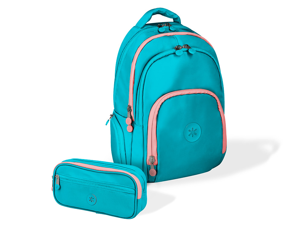 SAC A DOS ANTARTIK 4 COMPARTIMENTS MODELE FUSION   FLEX 19L 450X180X300MM COLORISTURQUOISE