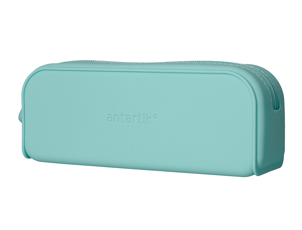 FOURRE-TOUT ANTARTIK RECTANGULAIRE 1 COMPARTIMENT  EN SILICONE MODELE PRISMA     185X50X75MM COLORIS VERT