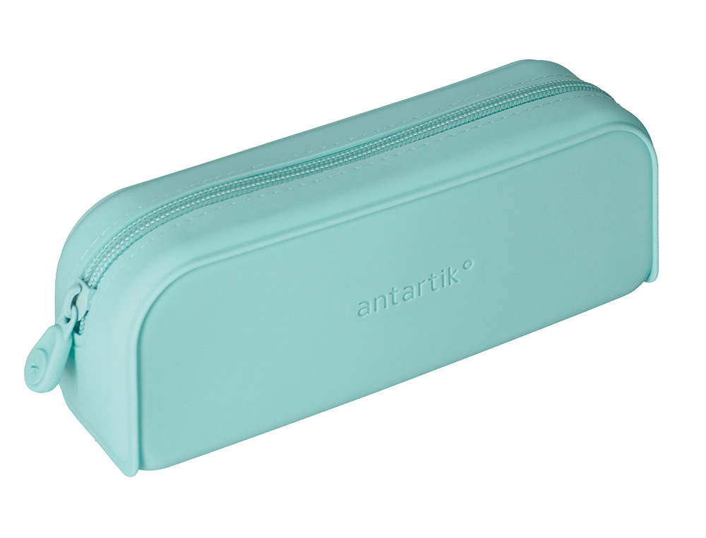 FOURRE-TOUT ANTARTIK RECTANGULAIRE 1 COMPARTIMENT  EN SILICONE MODELE PRISMA     185X50X75MM COLORIS VERT