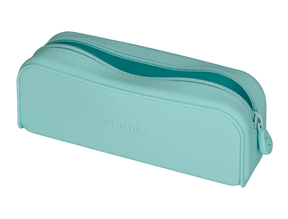 FOURRE-TOUT ANTARTIK RECTANGULAIRE 1 COMPARTIMENT  EN SILICONE MODELE PRISMA     185X50X75MM COLORIS VERT