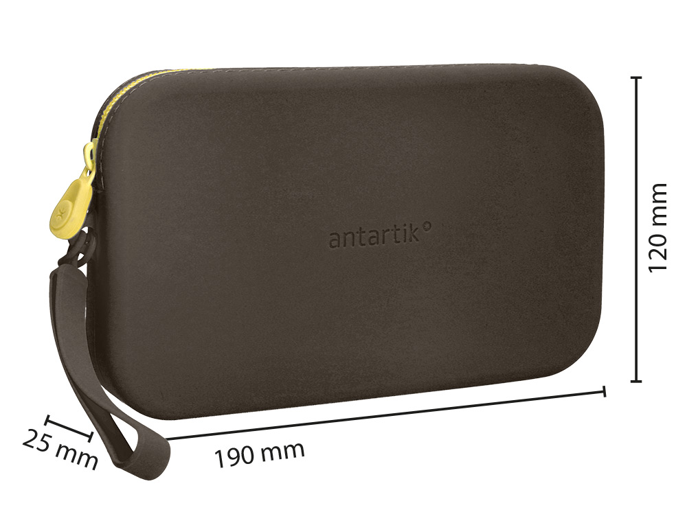FOURRE-TOUT ANTARTIK PLAT EN SILICONE MODELE TROPICAL DIVE 190X120X25MM COLORIS NOIR