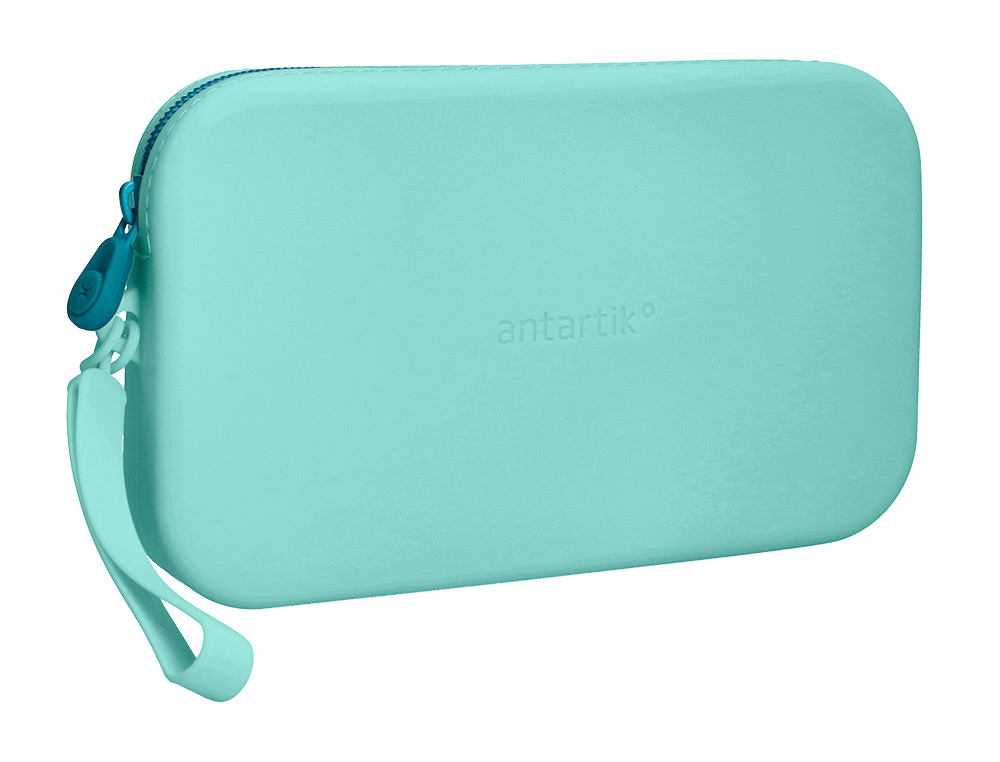 FOURRE-TOUT ANTARTIK PLAT EN SILICONE MODELE TROPICAL DIVE 190X120X25MM COLORIS VERT     MENTHE