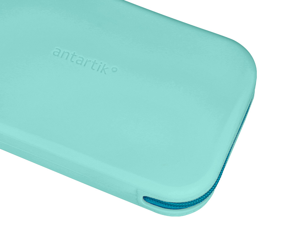 FOURRE-TOUT ANTARTIK PLAT EN SILICONE MODELE TROPICAL DIVE 190X120X25MM COLORIS VERT     MENTHE