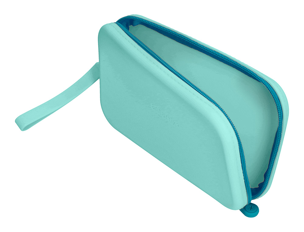 FOURRE-TOUT ANTARTIK PLAT EN SILICONE MODELE TROPICAL DIVE 190X120X25MM COLORIS VERT     MENTHE