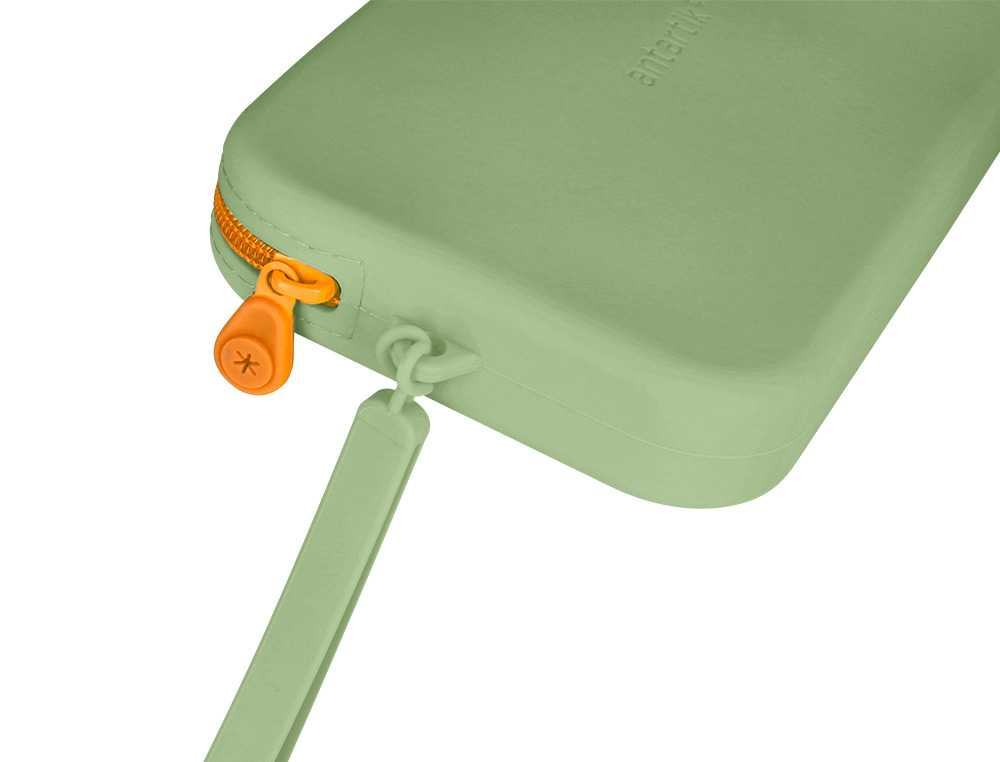 FOURRE-TOUT ANTARTIK PLAT EN SILICONE MODELE TROPICAL DIVE 190X120X25MM COLORIS VERT AMANDE