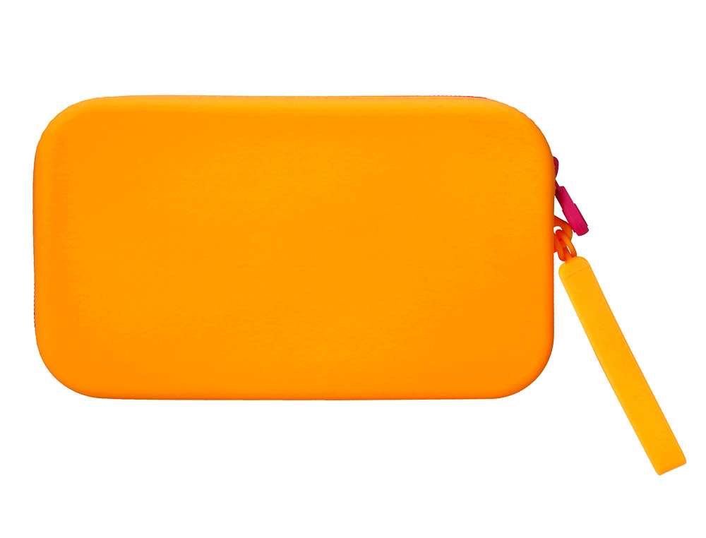 FOURRE-TOUT ANTARTIK PLAT EN SILICONE MODELE TROPICAL DIVE 190X120X25MM COLORIS ORANGE