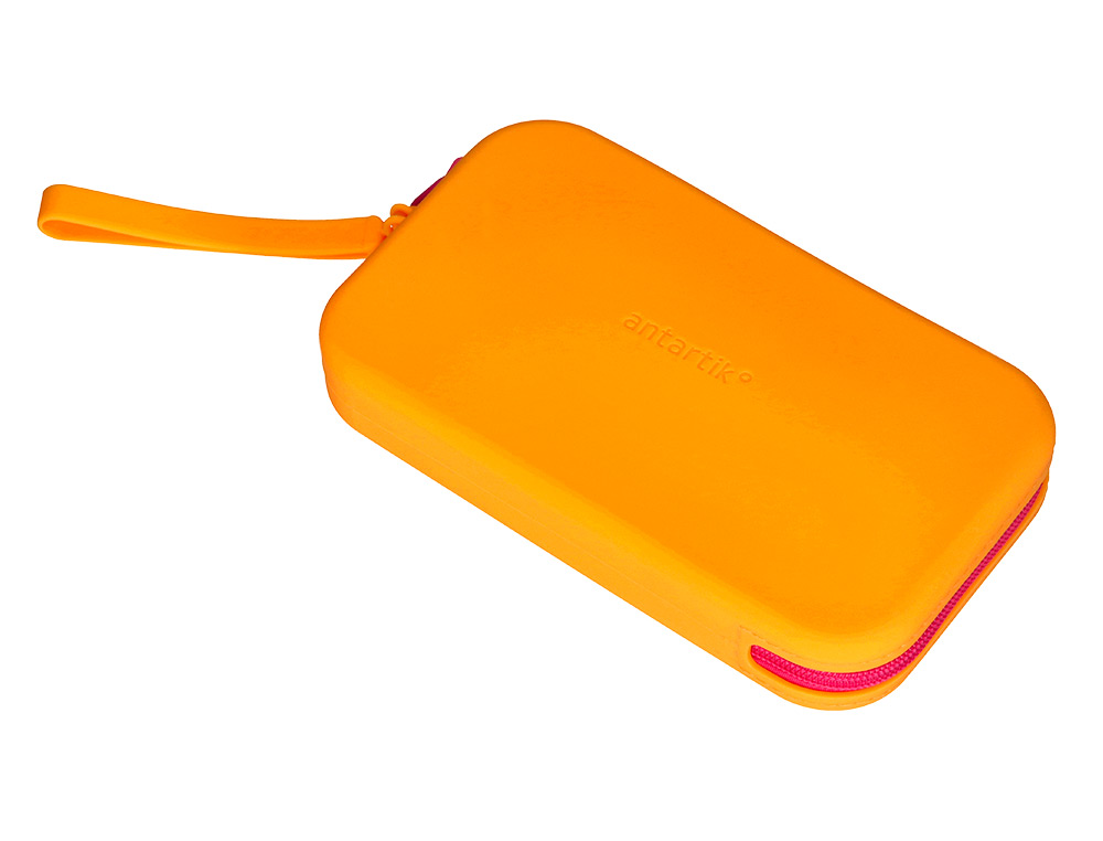 FOURRE-TOUT ANTARTIK PLAT EN SILICONE MODELE TROPICAL DIVE 190X120X25MM COLORIS ORANGE