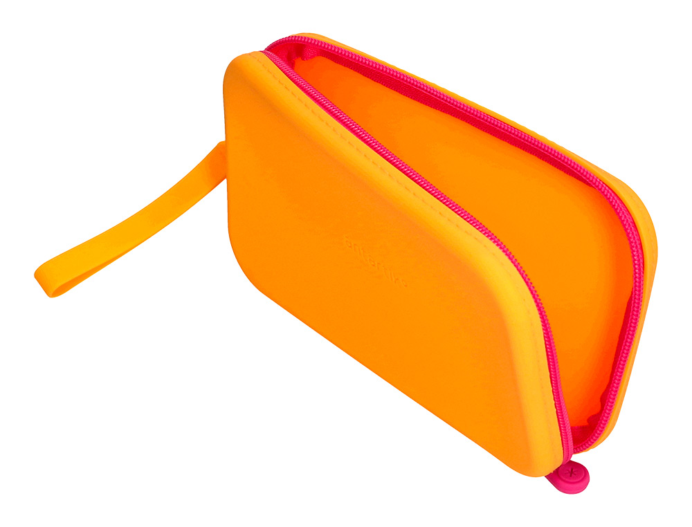 FOURRE-TOUT ANTARTIK PLAT EN SILICONE MODELE TROPICAL DIVE 190X120X25MM COLORIS ORANGE