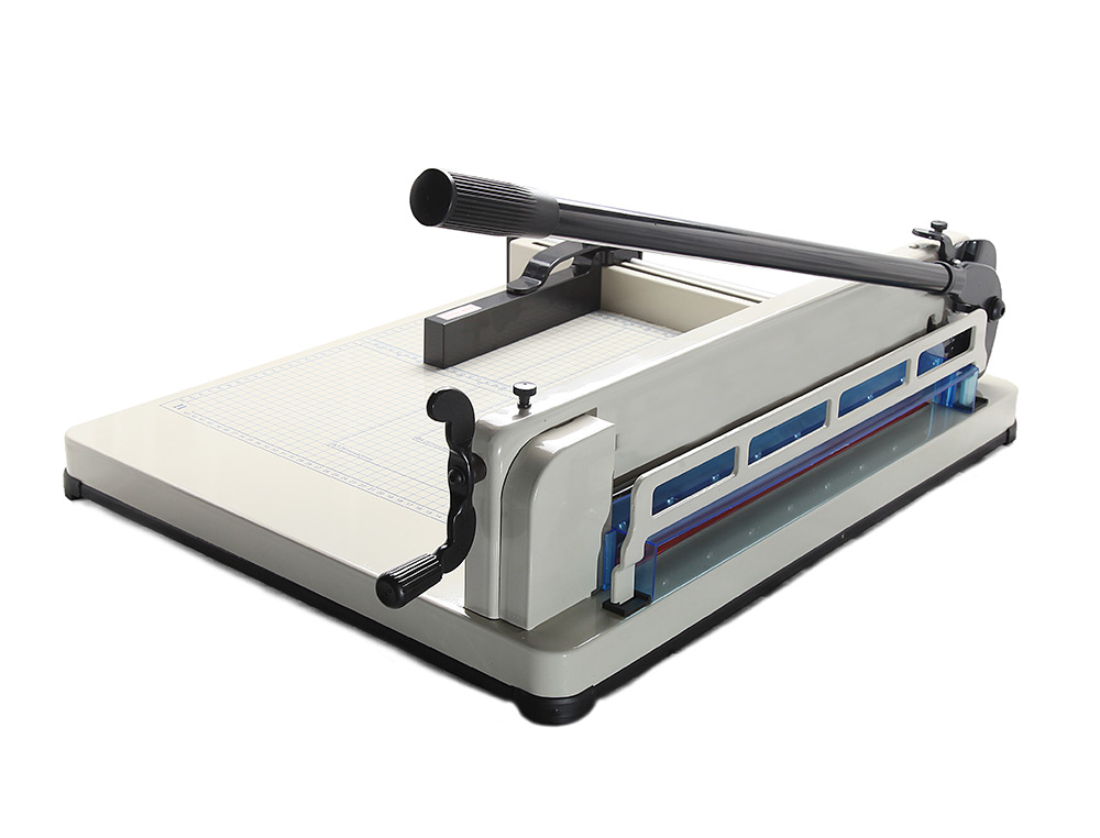 CISAILLE Q-CONNECT KF14297 MANUELLE PROFESSIONNELLE      LONGUEUR COUPE 430MM CAPACITE 400 FEUILLES