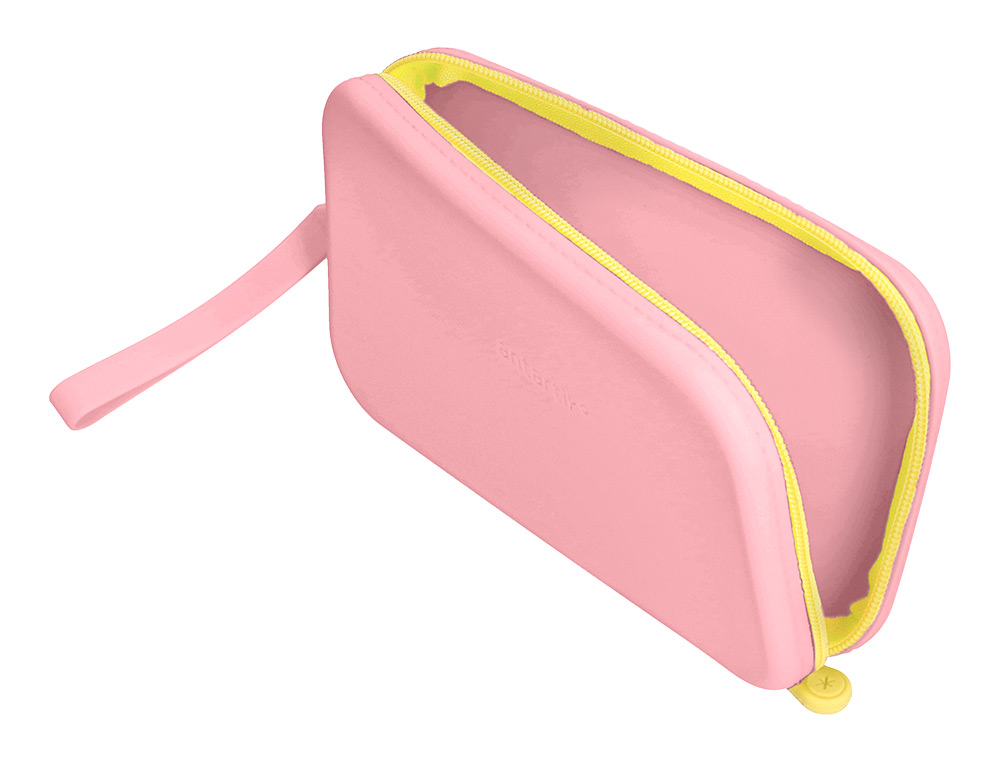 FOURRE-TOUT ANTARTIK PLAT EN SILICONE MODELE TROPICAL DIVE 190X120X25MM COLORIS ROSE