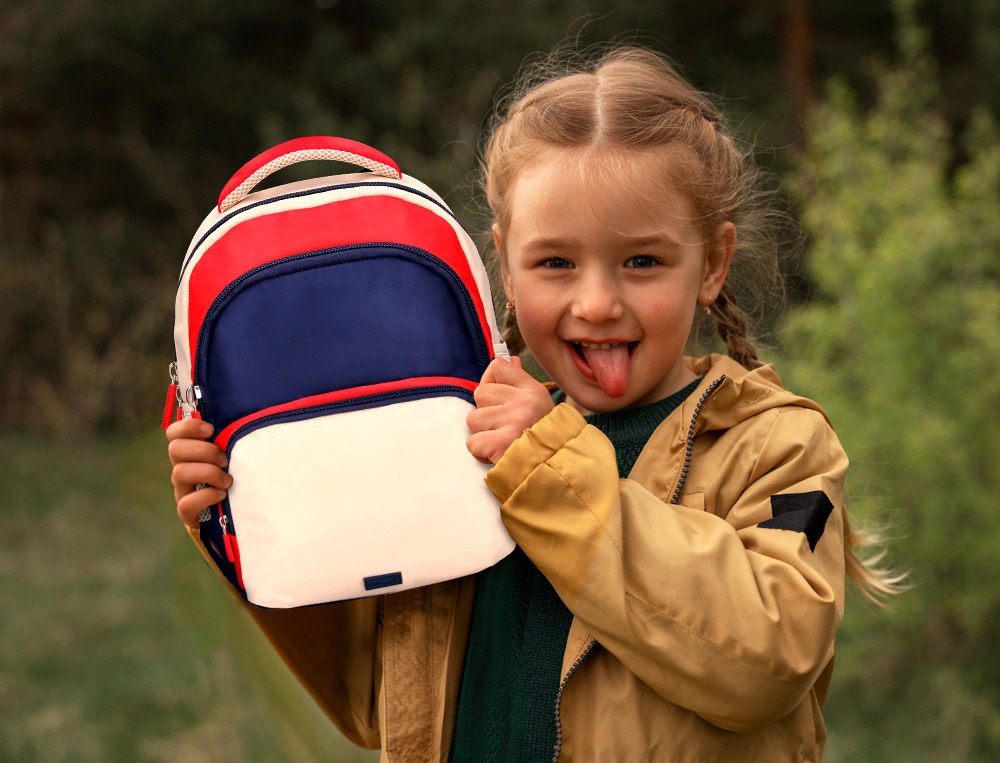 SAC A DOS LIDERPAPEL SCOLAIRE MULTIPOCHES ET MULTICOULEURS 35X11X27CM