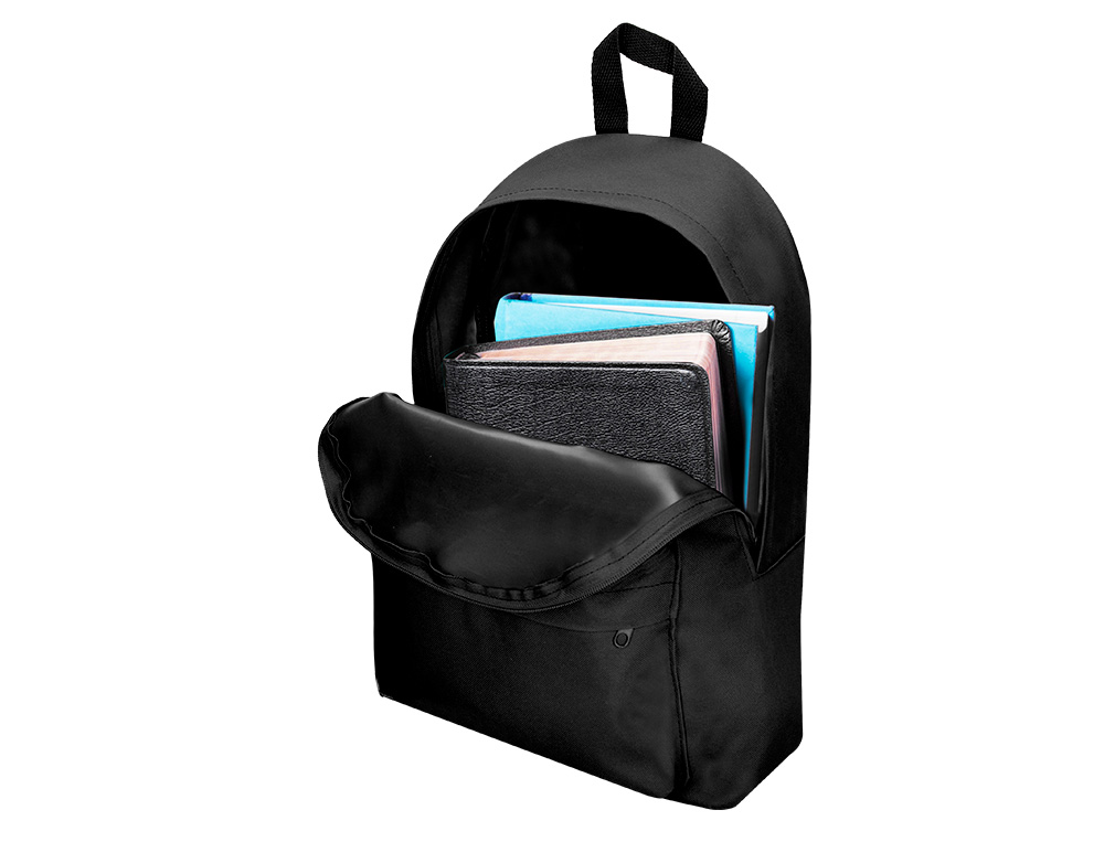 SAC A DOS LIDERPAPEL 1 COMPARTIMENT 40X12,5X30CM     COLORIS NOIR