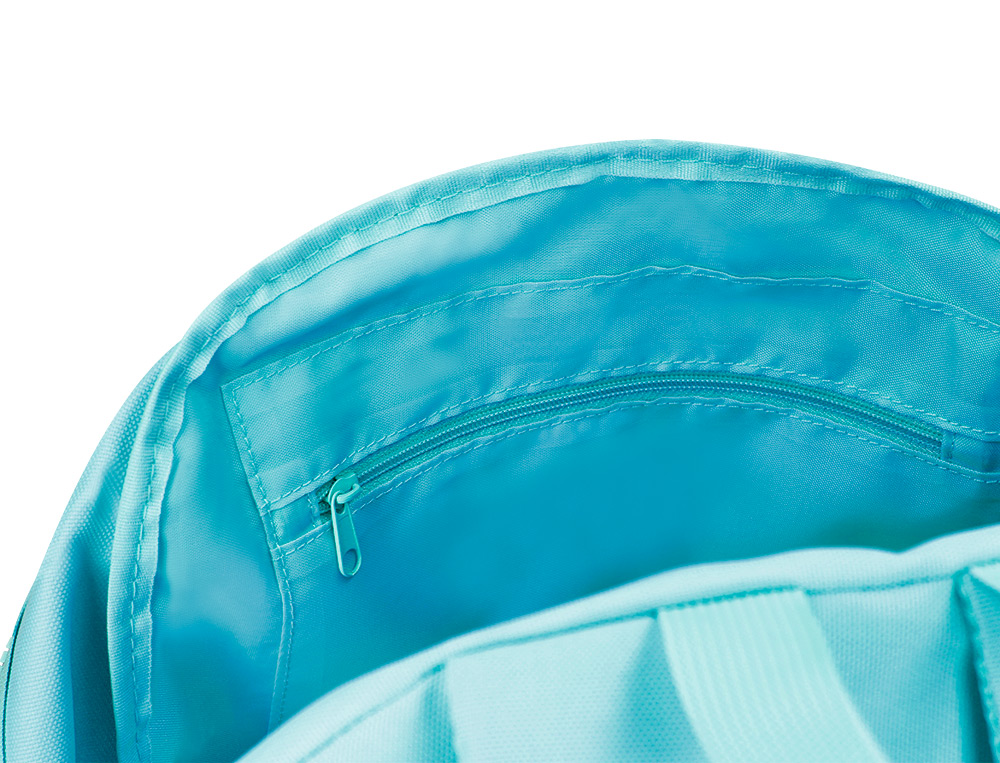 SAC A DOS LIDERPAPEL 1 COMPARTIMENT POCHE LATERALE   40X12,5X30CM COLORIS BLEU     CELESTE
