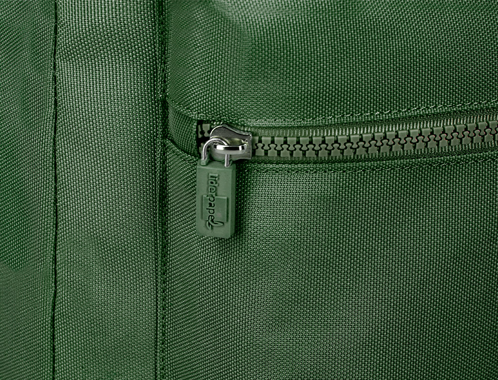 SAC A DOS LIDERPAPEL 1 COMPARTIMENT POCHE LATERALE 40X12,5X30CM COLORIS VERT FORET