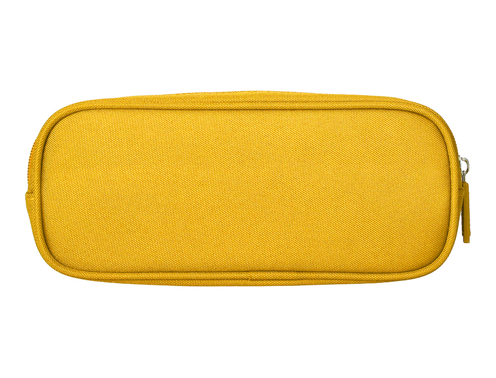 FOURRE-TOUT LIDERPAPEL RECTANGULAIRE COINS ARRONDIS 1 COMPARTIMENT AVEC POCHE AVANT 21X9CM COLORIS JAUNE