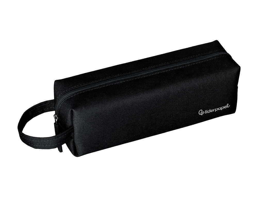 FOURRE-TOUT LIDERPAPEL RECTANGULAIRE 1 COMPARTIMENT 21X7CM COLORIS NOIR