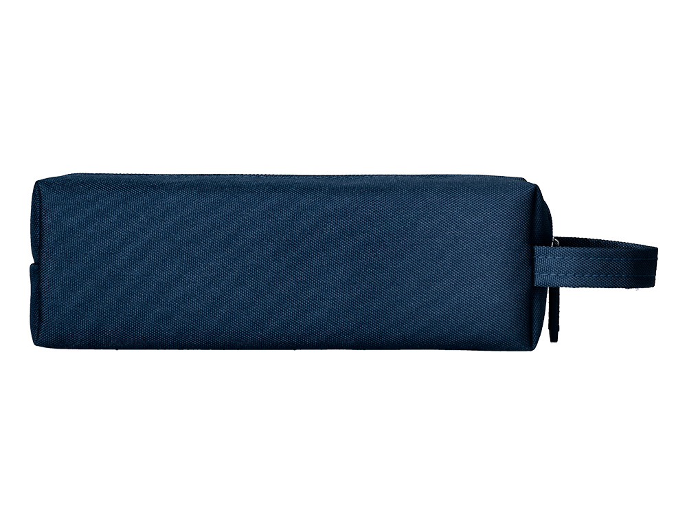 FOURRE-TOUT LIDERPAPEL 1 COMPARTIMENT AVEC ANSE 21X7CM COLORIS BLEU MARINE
