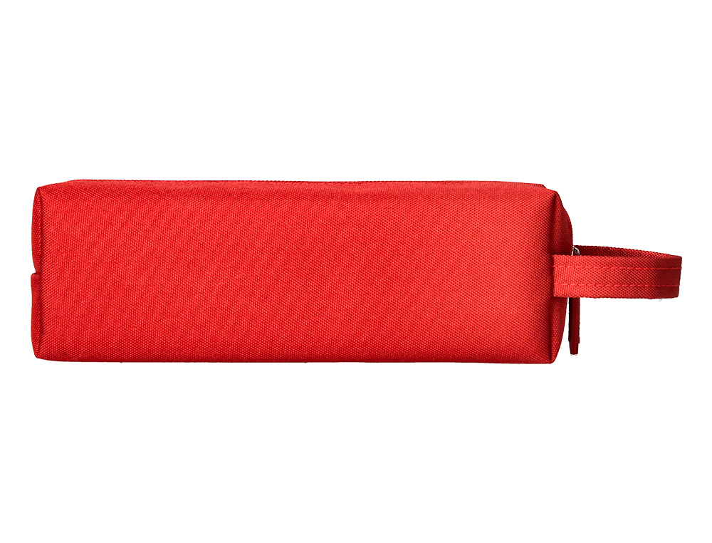 FOURRE-TOUT LIDERPAPEL 1 COMPARTIMENT AVEC ANSE 21X7CM COLORIS ROUGE