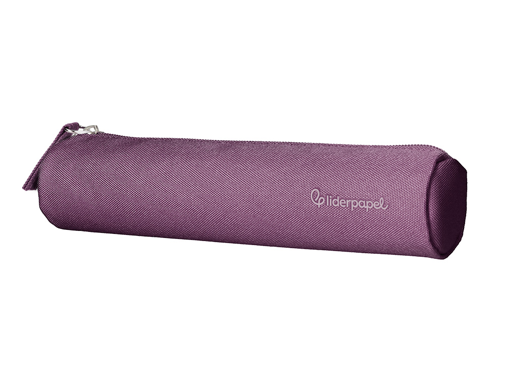 FOURRE-TOUT LIDERPAPEL ROND MINCE 22X4,5CM COLORIS MAUVE POUDRE