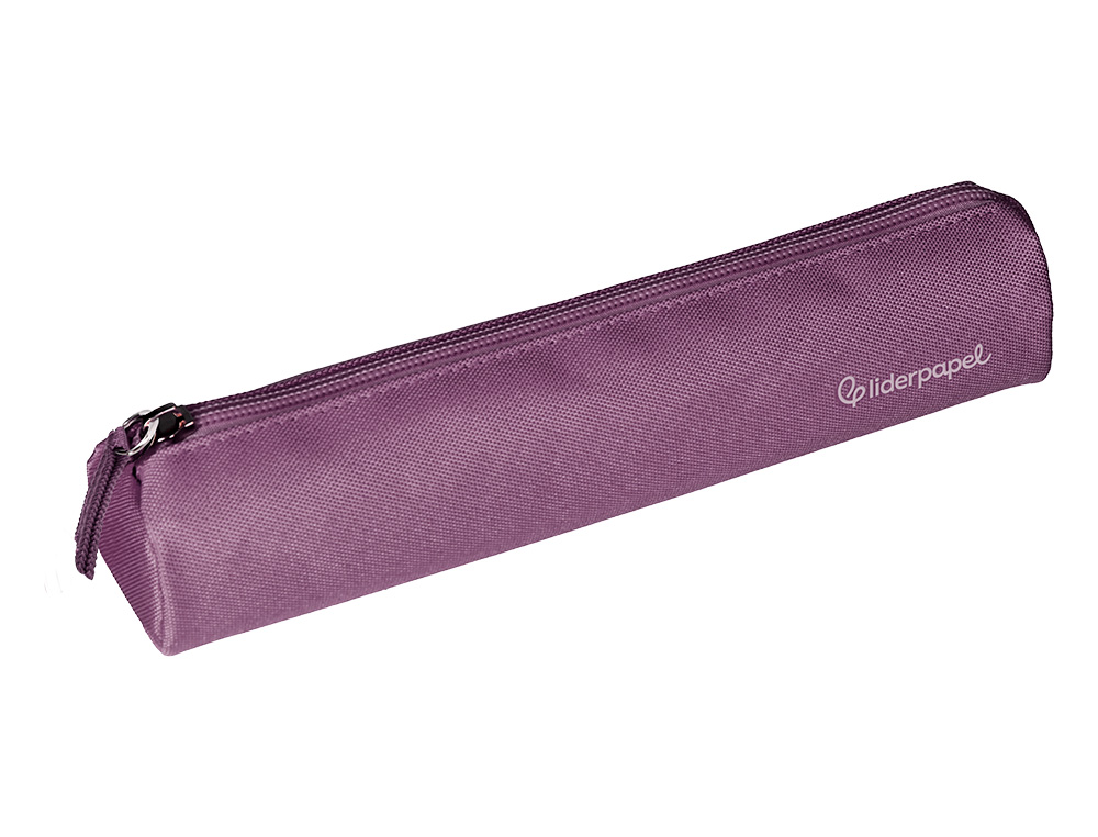 FOURRE-TOUT LIDERPAPEL ROND MINCE 22X4,5CM COLORIS MAUVE POUDRE