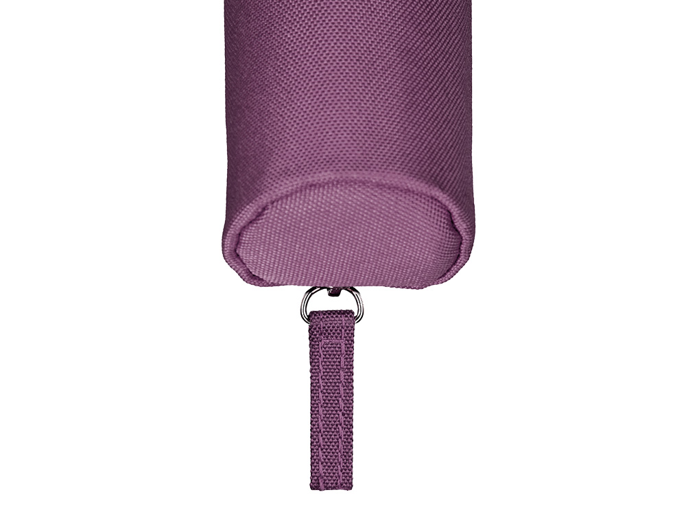 FOURRE-TOUT LIDERPAPEL ROND MINCE 22X4,5CM COLORIS MAUVE POUDRE