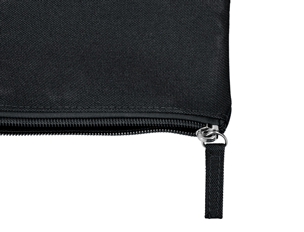 FOURRE-TOUT LIDERPAPEL PLAT 1 COMPARTIMENT 20X10CM COLORIS  NOIR