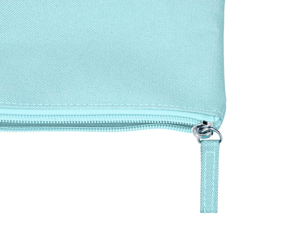 FOURRE-TOUT LIDERPAPEL PLAT 1 COMPARTIMENT 20X10CM COLORIS BLEU CELESTE