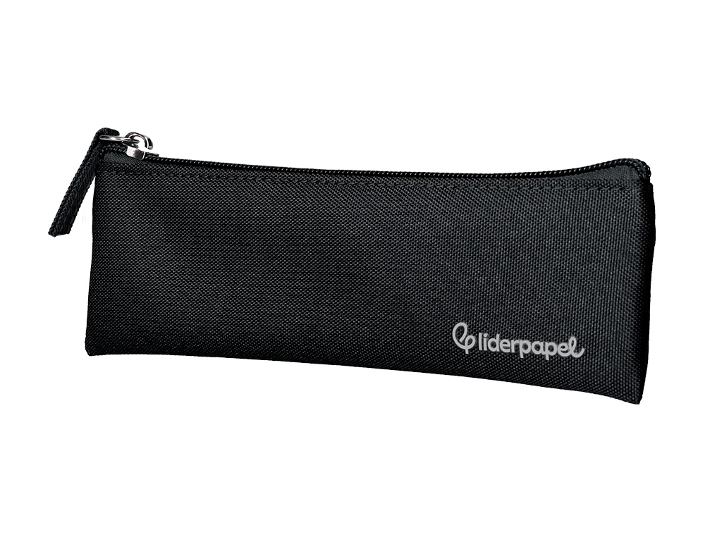 FOURRE-TOUT LIDERPAPEL PLAT MINCE 1 COMPARTIMENT 20X6CM   COLORIS NOIR