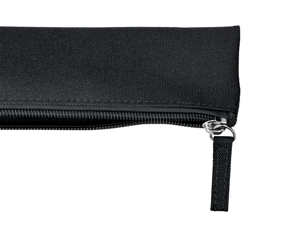 FOURRE-TOUT LIDERPAPEL PLAT MINCE 1 COMPARTIMENT 20X6CM   COLORIS NOIR