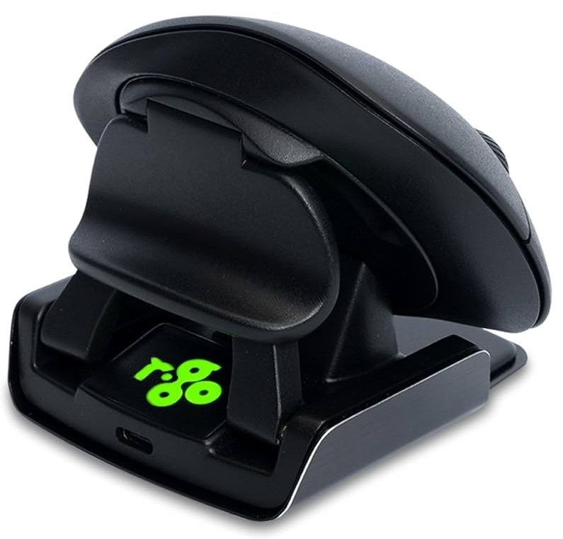 SOURIS ERGONOMIQUE R-GO TWISTER AMBIDEXTRE FIL ET NON FILAIRE PLIABLE COLORIS NOIR