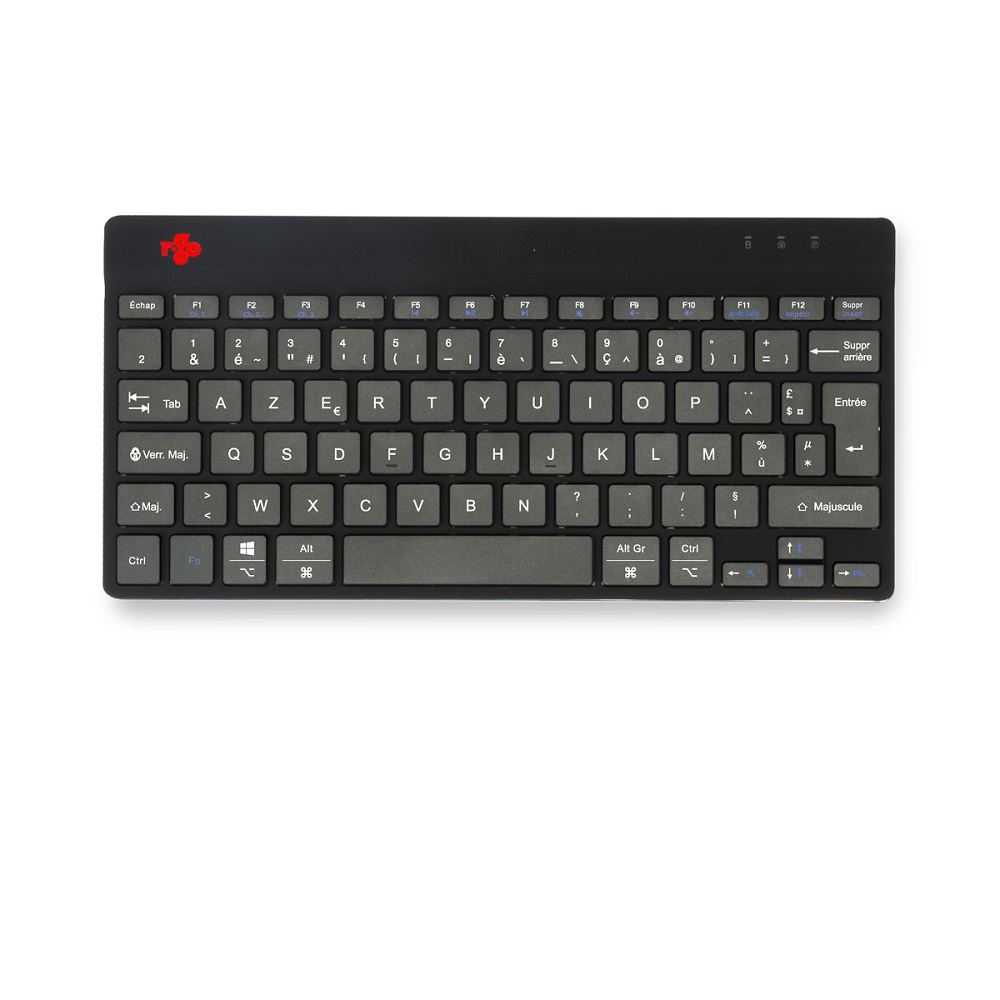 CLAVIER ERGONOMIQUE R-GO COMPACT BREAK NON-FILAIRE     COLORIS NOIR