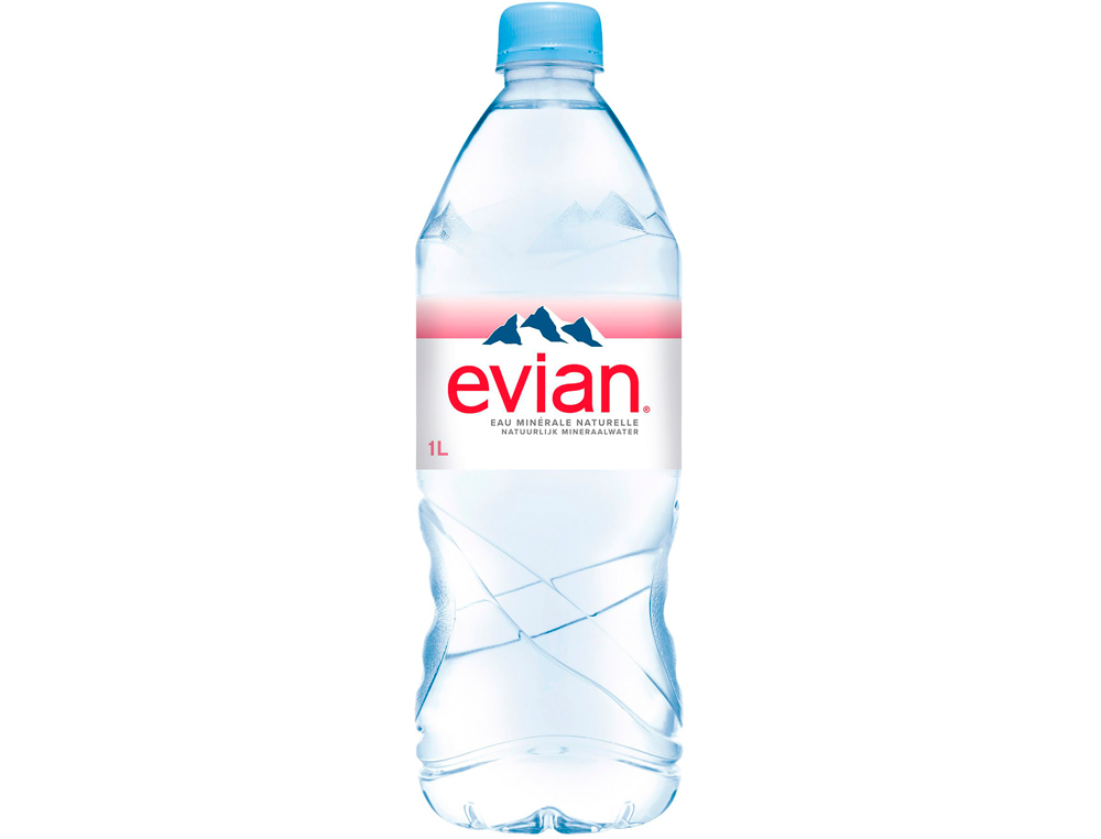EAU PLATE ÉVIAN BOUTEILLE 1L